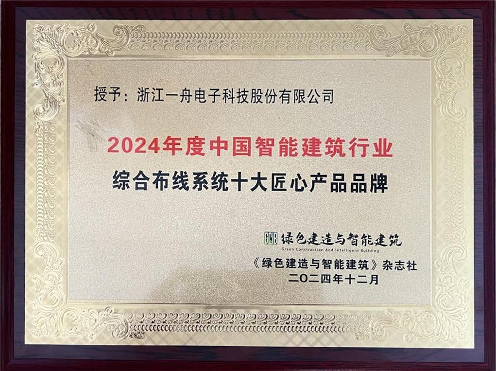 榮獲2024年度綜合布線系統十大匠心產品品牌 獎牌.jpg
